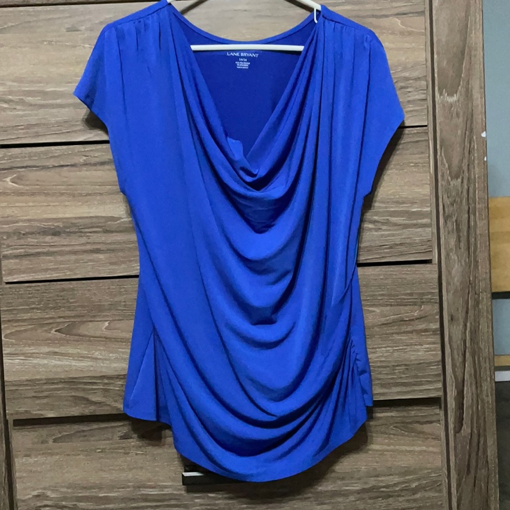 Lane Bryant Blue Blouse